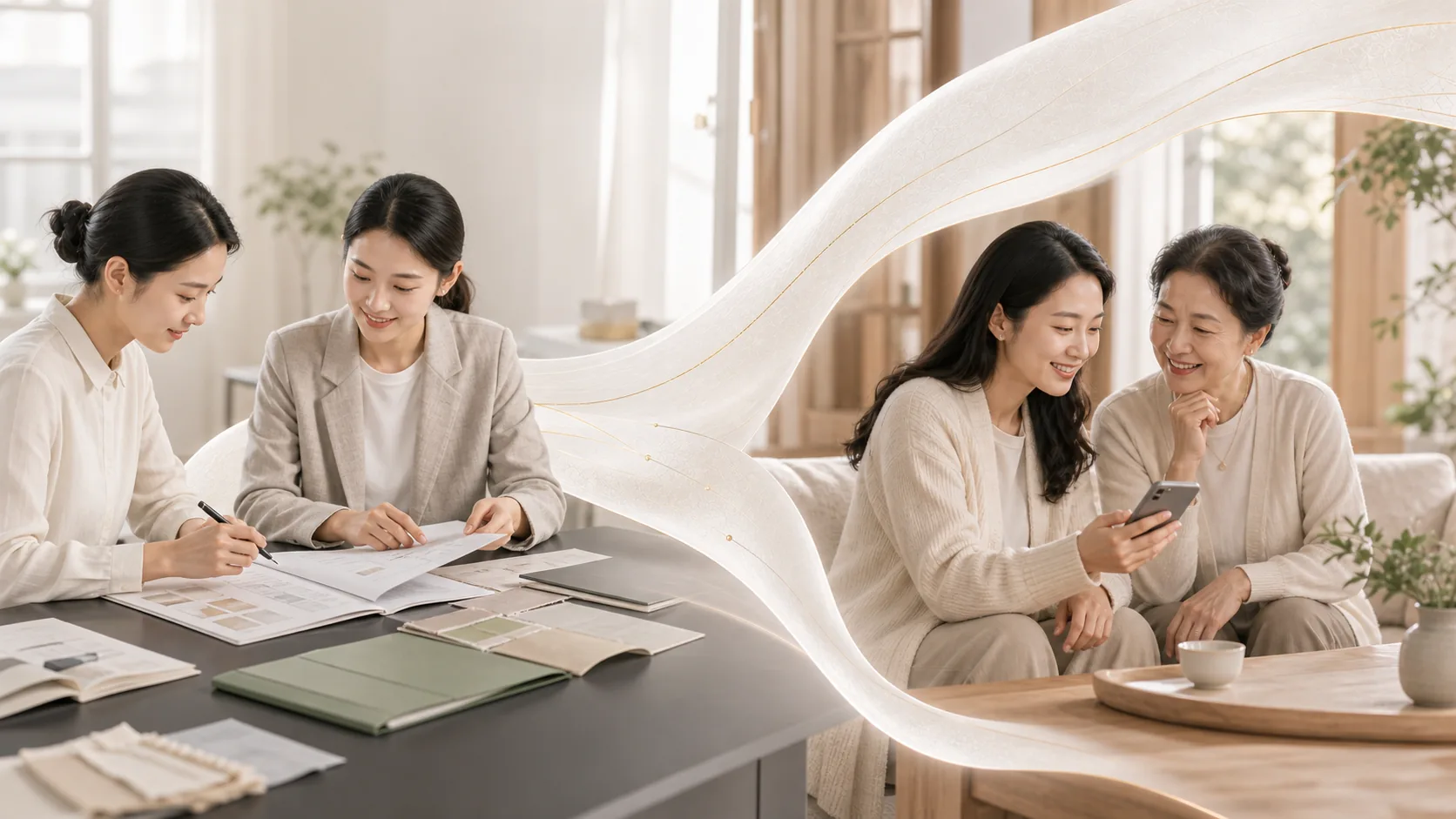 产品开发、供应协作与家庭服务场景的场景